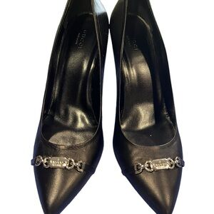Gucci high heeled black shoes for women size 41 EU